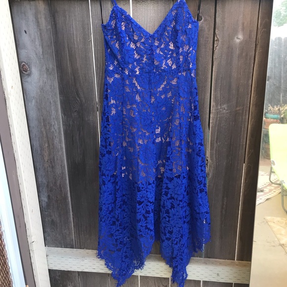 wish royal blue dress